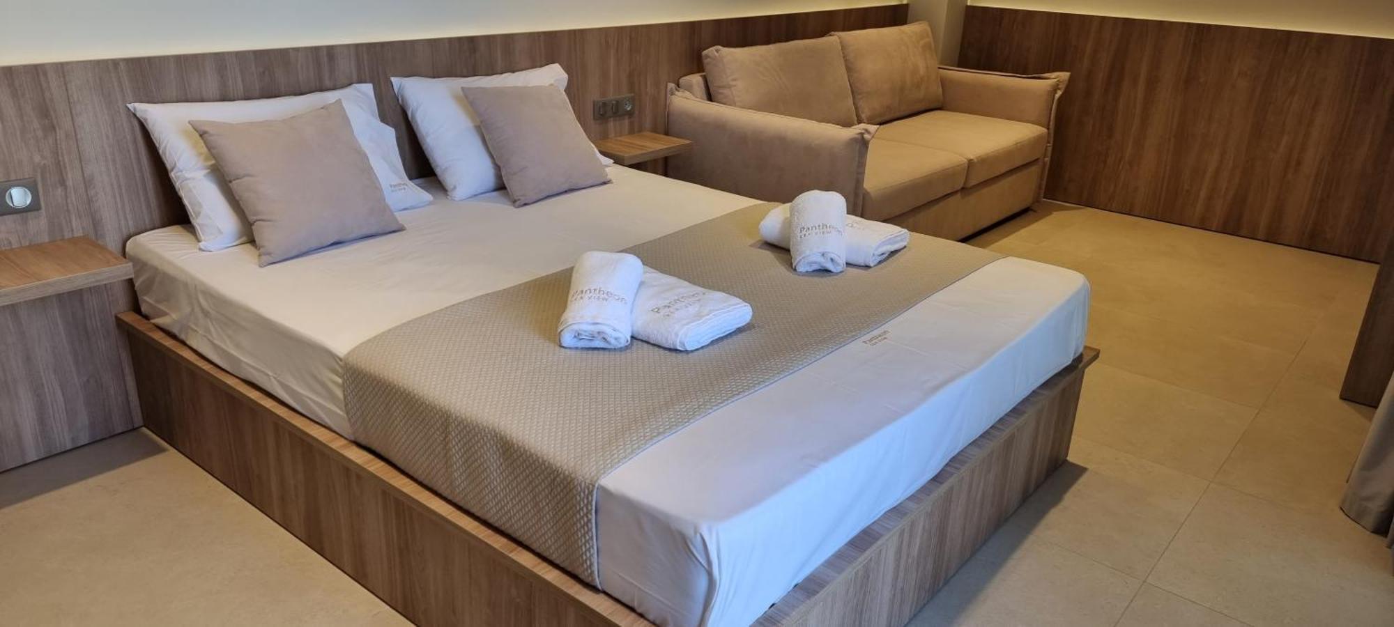 Pantheon Sea View Aparthotel Néoi Póroi Kamer foto
