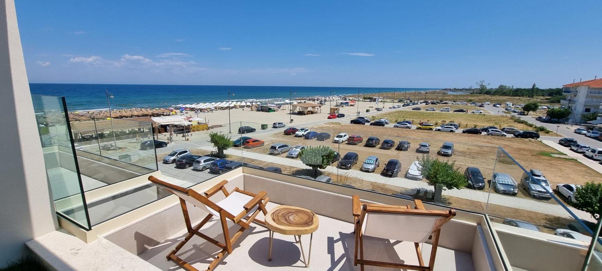 Pantheon Sea View Aparthotel Néoi Póroi Kamer foto