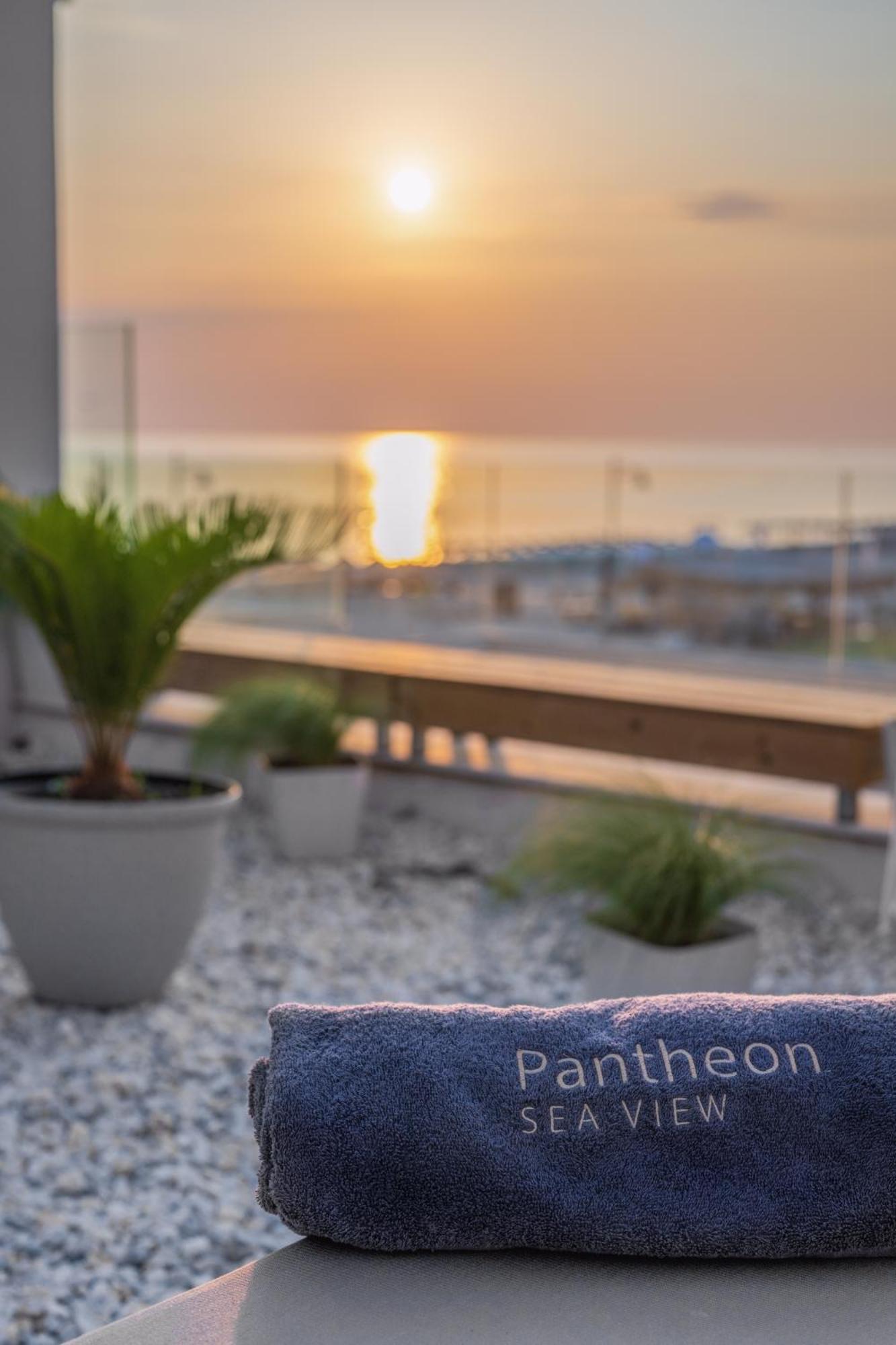Pantheon Sea View Aparthotel Néoi Póroi Buitenkant foto